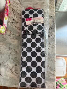 thirty-one Black & White Polka Dot Bottle Thermo Sleeve